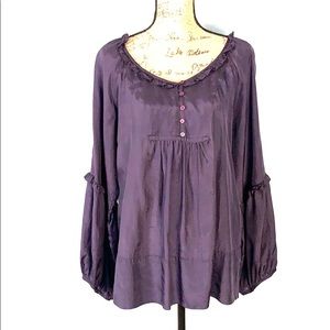 April Cornell Boho Silk Blouse